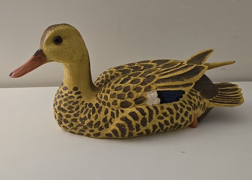 Hen mallard duck - mallard, sculpture